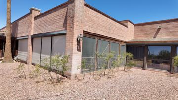 Rear courtyard